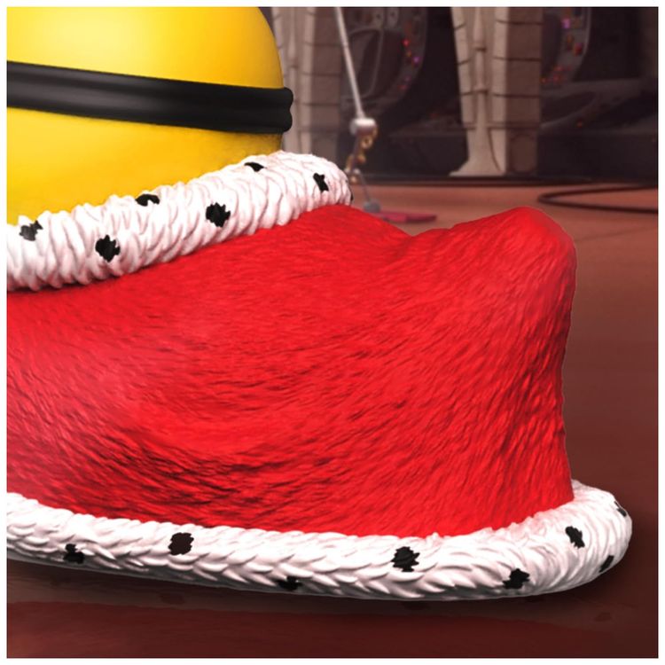 Pato-Rei-Bob-do-Minions-de-Borracha-com-9-cm-de-Altura-para-Imagem-4
