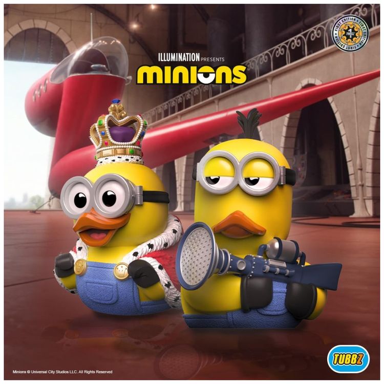 Pato-Rei-Bob-do-Minions-de-Borracha-com-9-cm-de-Altura-para-Imagem-5