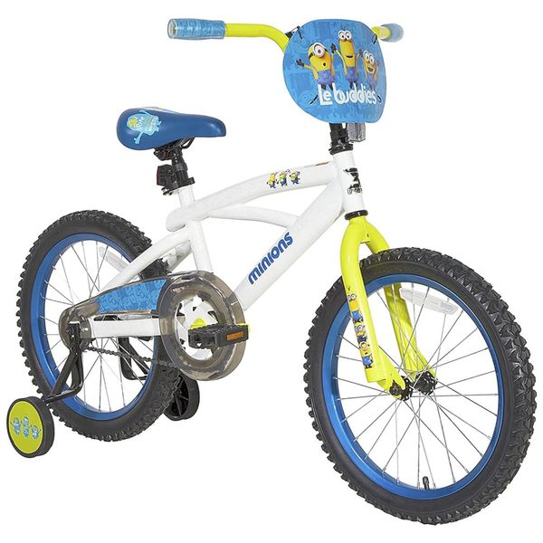 Bicicleta-infantil-dos-Minions-com-Rodinhas-Ajustaveis-Imagem-0