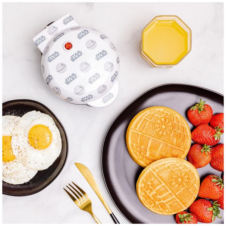Mini-Maquina-de-Waffles-Tema-Star-Wars-Death-Star-com-Imagem-0