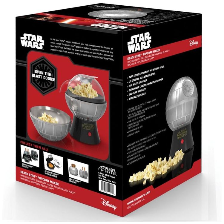 Pipoqueira-Eletrica-com-Tema-Star-Wars-Death-Star-e-Tigela-Imagem-1