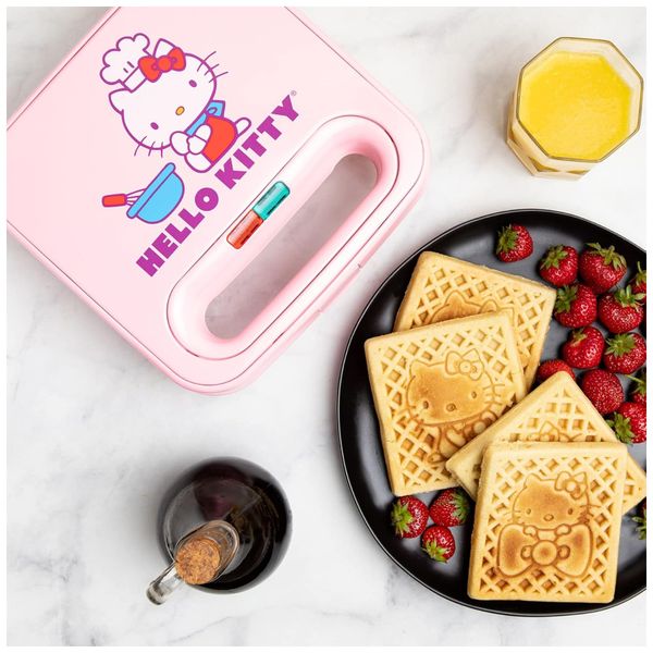 Maquina-de-Waffles-Tema-Hello-Kitty-com-Revestimento-Imagem-0