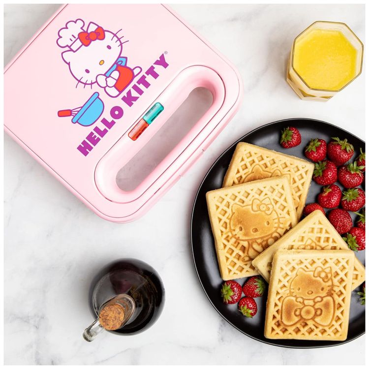Maquina-de-Waffles-Tema-Hello-Kitty-com-Revestimento-Imagem-0