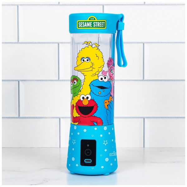 Liquidificador-Portatil-400mL-com-Tema-Sesame-Street-Imagem-0
