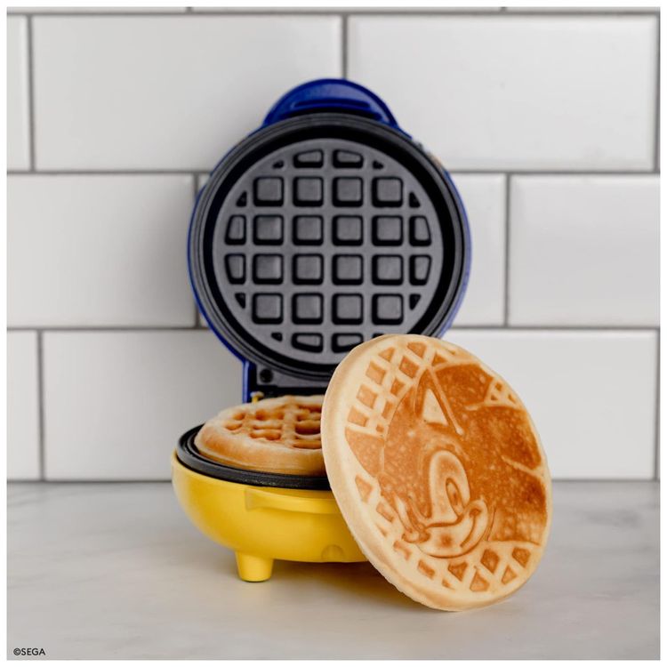Mini-Maquina-de-Waffle-Tema-Sonic-the-Hedgehog-com-Imagem-3