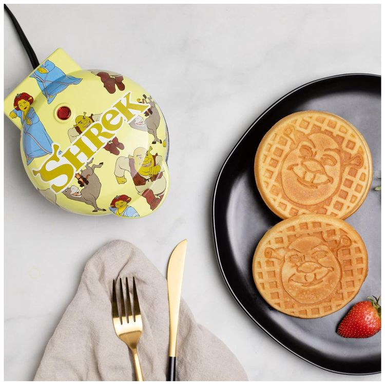 Mini-Maquina-de-Waffle-Tema-Shrek-com-Revestimento-Imagem-0
