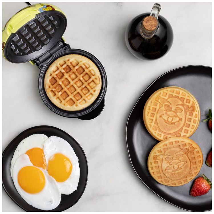Mini-Maquina-de-Waffle-Tema-Shrek-com-Revestimento-Imagem-5