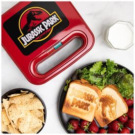 Sanduicheira-Compacta-Tema-Jurassic-Park-com-Superficie-Imagem-0