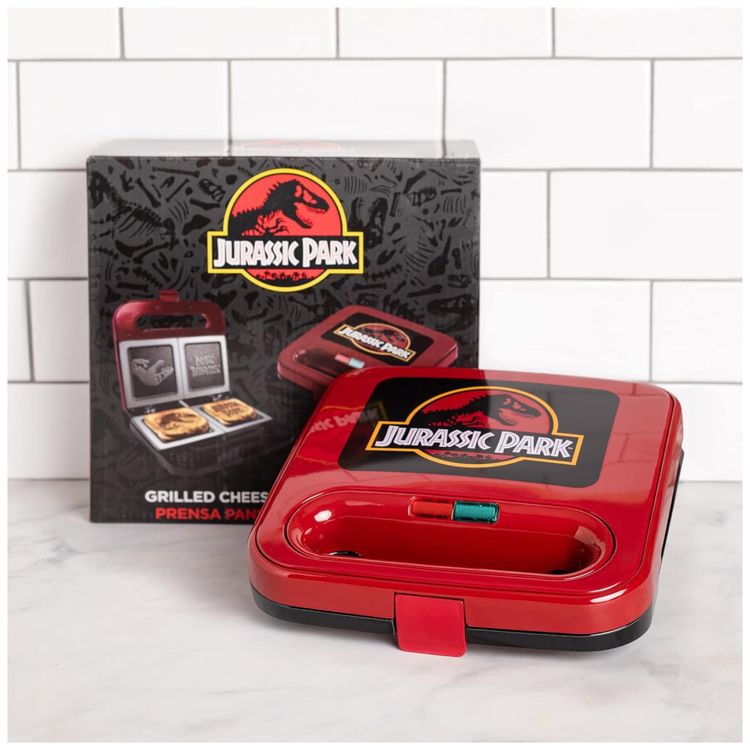 Sanduicheira-Compacta-Tema-Jurassic-Park-com-Superficie-Imagem-3