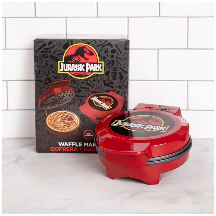 Maquina-de-Waffle-Tema-Jurassic-Park-T-Rex-com-Imagem-5