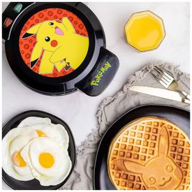 Maquina-de-Waffle-Tema-Pokemon-Pikachu-com-Revestimento-Imagem-0