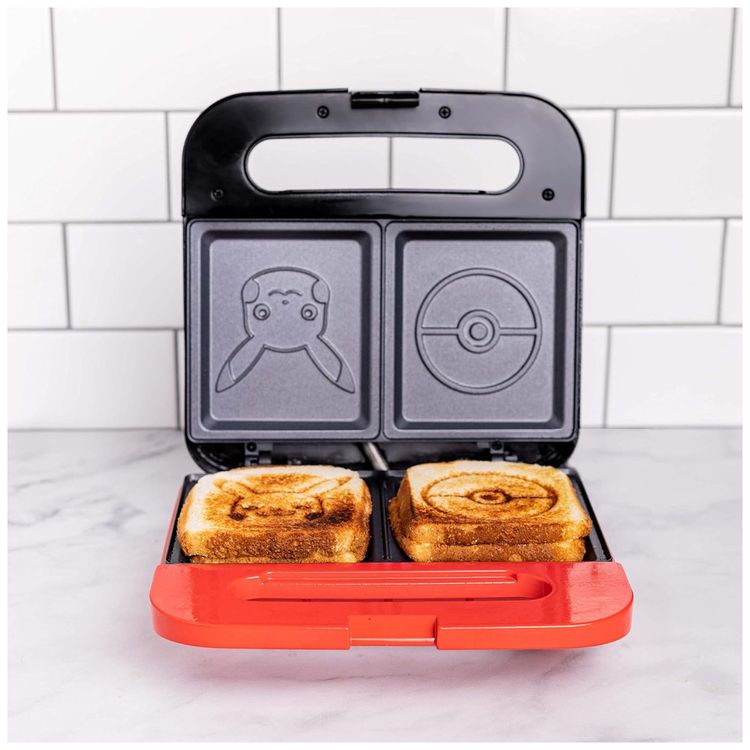 Sanduicheira-Antiaderente-para-Ate-2-Lanches-Tema-Pokemon-Imagem-4