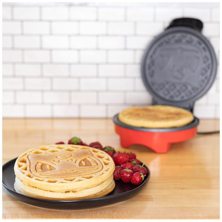 Maquina-de-Waffle-Tema-Pokemon-Bulbasaur-com-Revestimento-Imagem-0