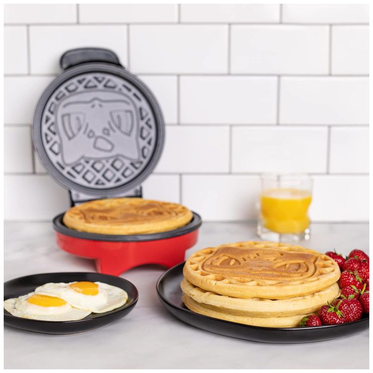 Maquina-de-Waffle-Tema-Pokemon-Bulbasaur-com-Revestimento-Imagem-3
