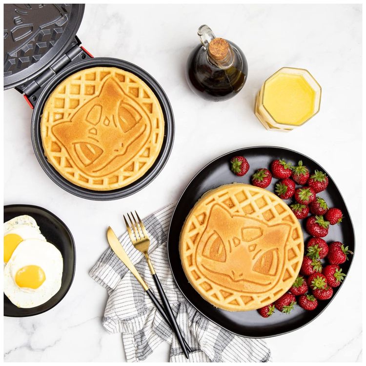 Maquina-de-Waffle-Tema-Pokemon-Bulbasaur-com-Revestimento-Imagem-5