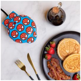 Mini-Maquina-de-Waffle-Tema-Homem-Aranha-com-Revestimento-Imagem-0