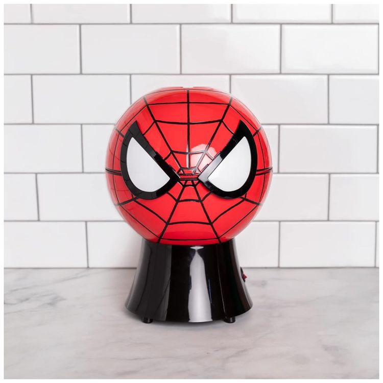 Pipoqueira-Eletrica-com-Tema-Marvel-Homem-Aranha-Copo-Imagem-2
