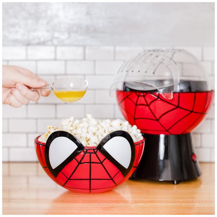 Pipoqueira-Eletrica-com-Tema-Marvel-Homem-Aranha-Copo-Imagem-5