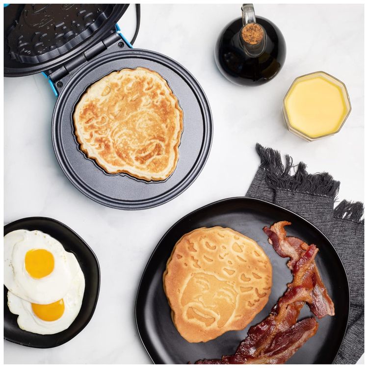 Maquina-de-Waffle-Tema-Bob-Ross-com-Revestimento-Imagem-1
