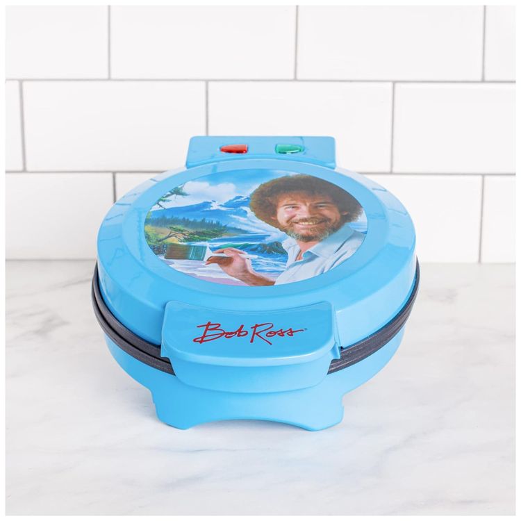 Maquina-de-Waffle-Tema-Bob-Ross-com-Revestimento-Imagem-4