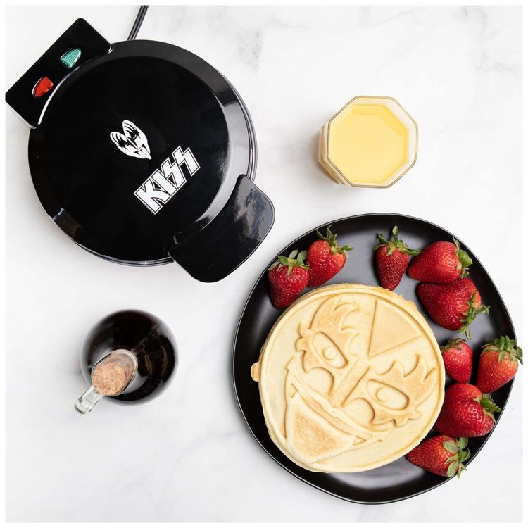 Maquina-de-Waffle-Tema-KISS-com-Revestimento-Antiaderente-Imagem-0