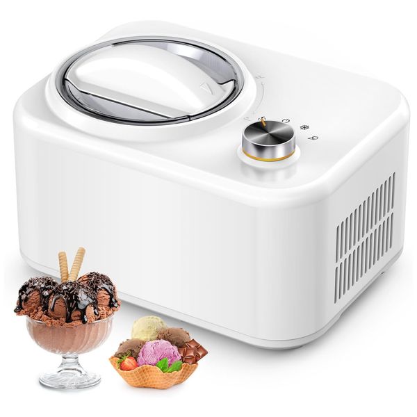 Maquina-de-Sorvete-Automatica-1L-com-Compressor-Integrado-Imagem-0