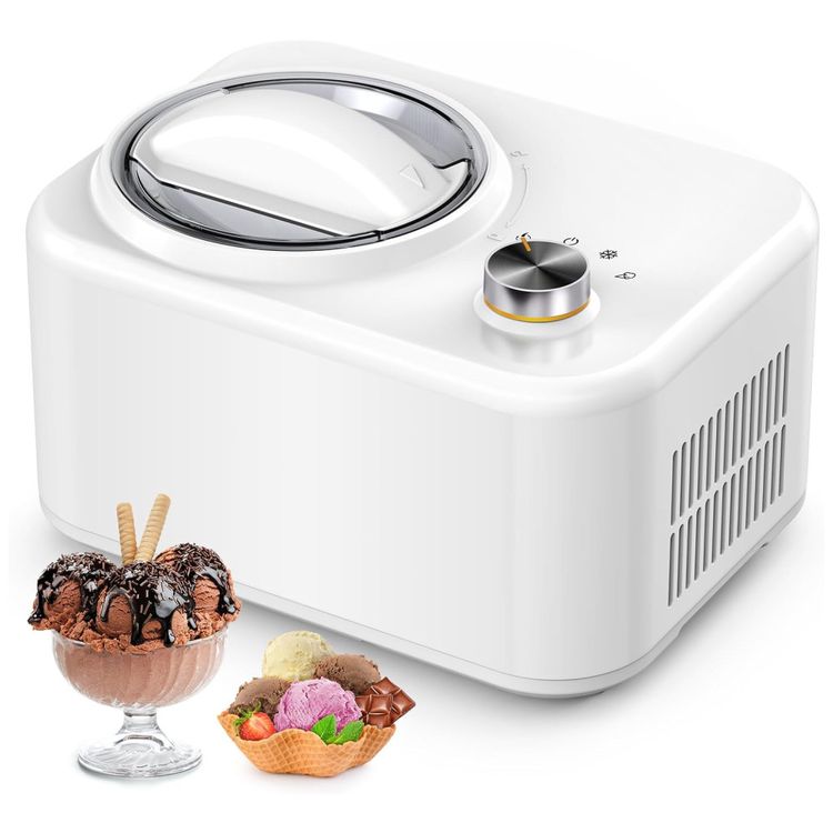 Maquina-de-Sorvete-Automatica-1L-com-Compressor-Integrado-Imagem-0