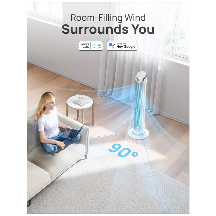 Ventilador-de-Torre-com-Oscilacao-de-90º-5-Velocidades-Imagem-3