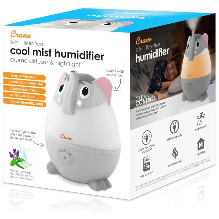 Umidificador-Ultrassonico-18L-com-Tema-de-Elefante-Tanque-Imagem-4