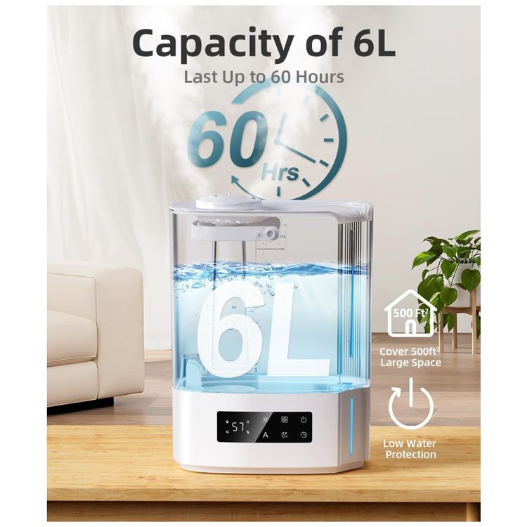 Umidificador-6L-com-Visor-Digital-Difusor-de-Oleo-Imagem-1