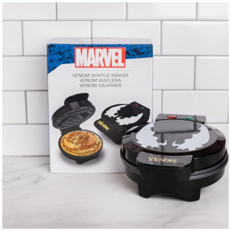 Maquina-de-Waffle-Tema-Marvel-Venom-com-Revestimento-Imagem-1