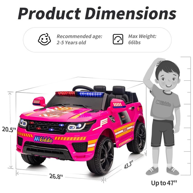 Carro-Eletrico-Infantil-Policial-com-Controle-Remoto-Imagem-1