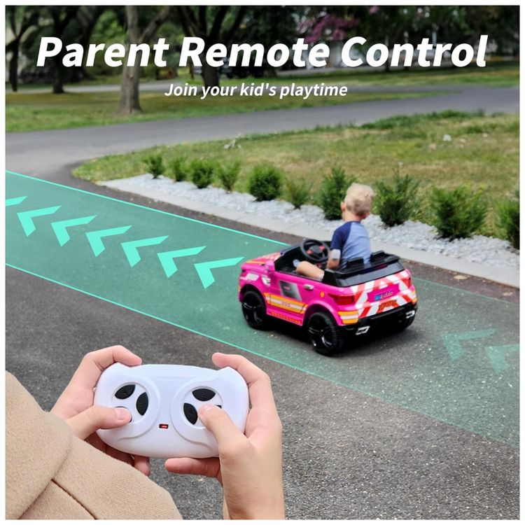Carro-Eletrico-Infantil-Policial-com-Controle-Remoto-Imagem-5