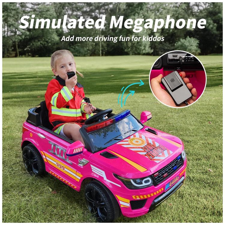 Carro-Eletrico-Infantil-Policial-com-Controle-Remoto-Imagem-7