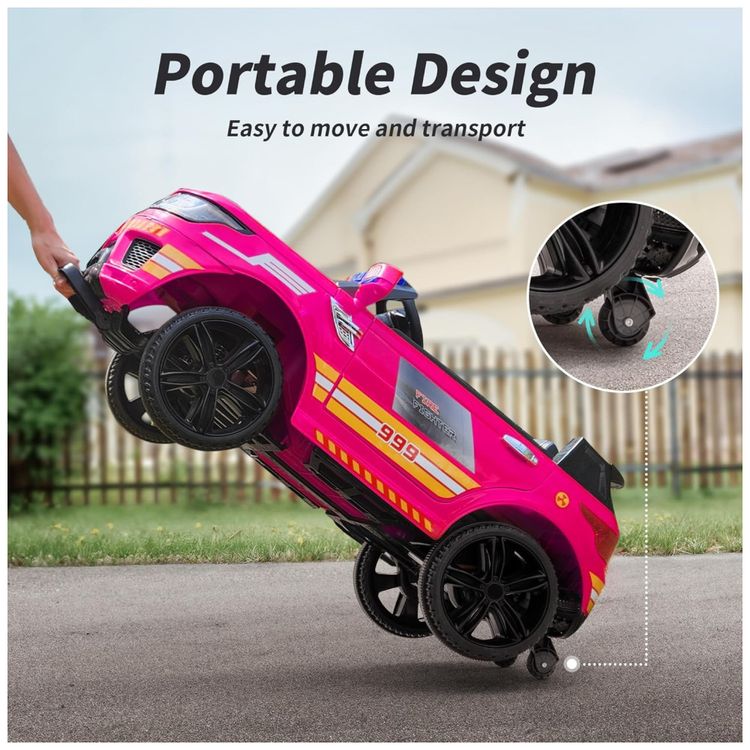 Carro-Eletrico-Infantil-Policial-com-Controle-Remoto-Imagem-8