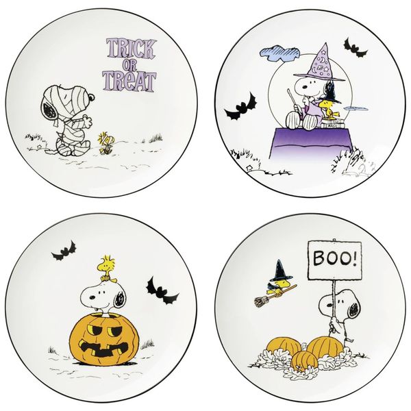 Conjunto-de-Pratos-Decorativos-com-4-Pecas-Tema-de-Snoopy-Imagem-0