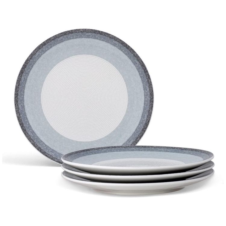 Conjunto-de-Pratos-para-Salada-e-Sobremesa-com-4-Pecas-Imagem-0