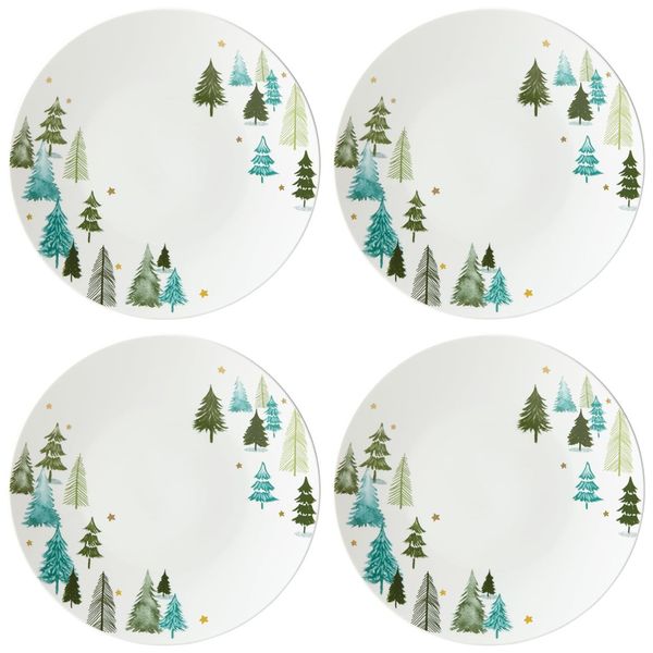 Conjunto-de-Pratos-Rasos-Jantar-Natal-com-4-Pecas-Formato-Imagem-0