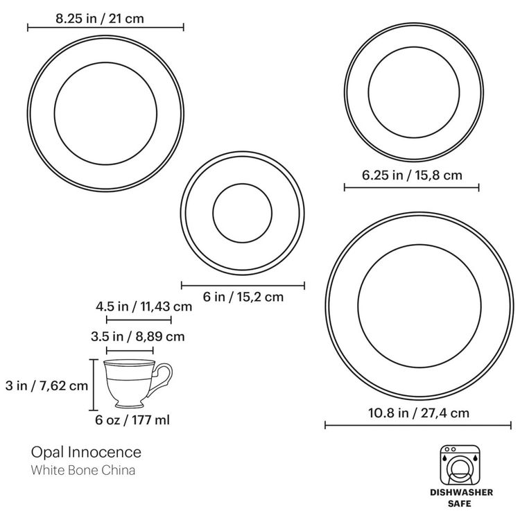 Aparelho-de-Jantar-Oval-para-Qualquer-Ocasiao-com-5-Pecas-Imagem-3