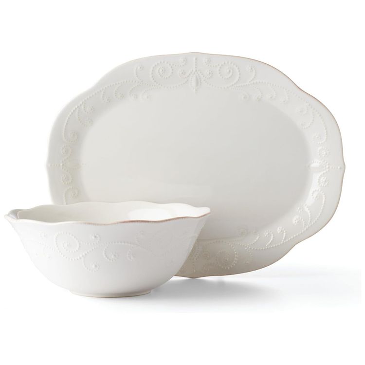 Conjunto-de-Prato-Oval-e-Tigela-para-Servir-2-Pecas-Imagem-0