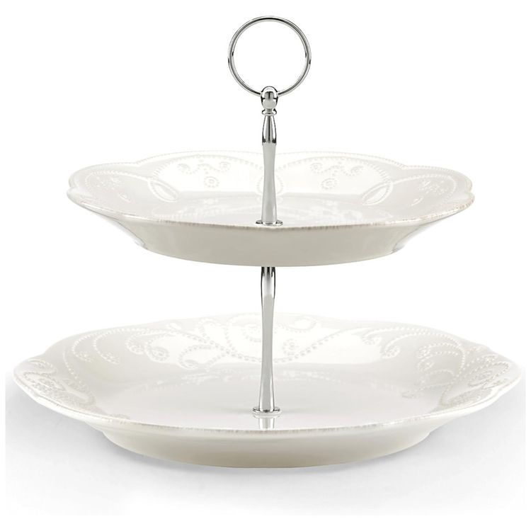 Bandeja-de-Servir-em-Porcelana-2-Andares-Lenox-French-Imagem-0