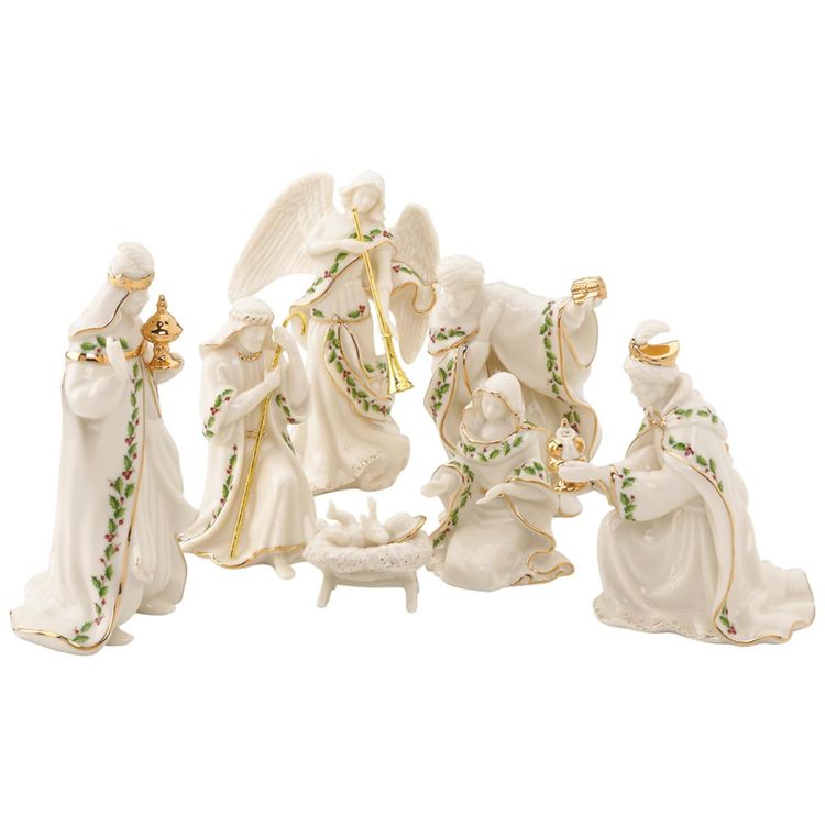 Conjunto-de-Presepio-em-Porcelana-7-Pecas-Lenox-806053-Imagem-0