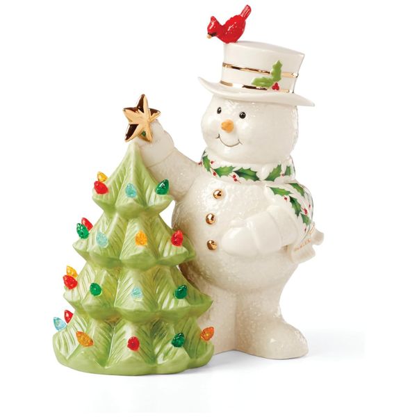Enfeite-de-Natal-em-Porcelana-Boneco-de-Neve-Lenox-Happy-Imagem-0