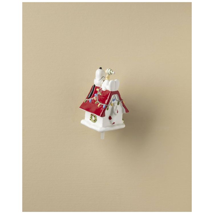 Enfeite-de-Natal-em-Porcelana-Snoopy-para-Prato-Lenox-Imagem-2
