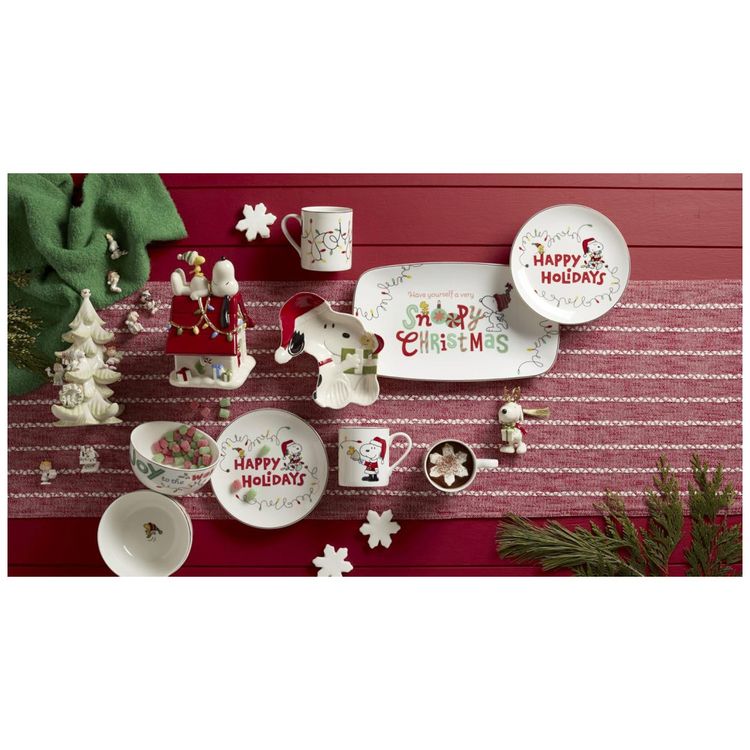 Enfeite-de-Natal-em-Porcelana-Snoopy-para-Prato-Lenox-Imagem-3