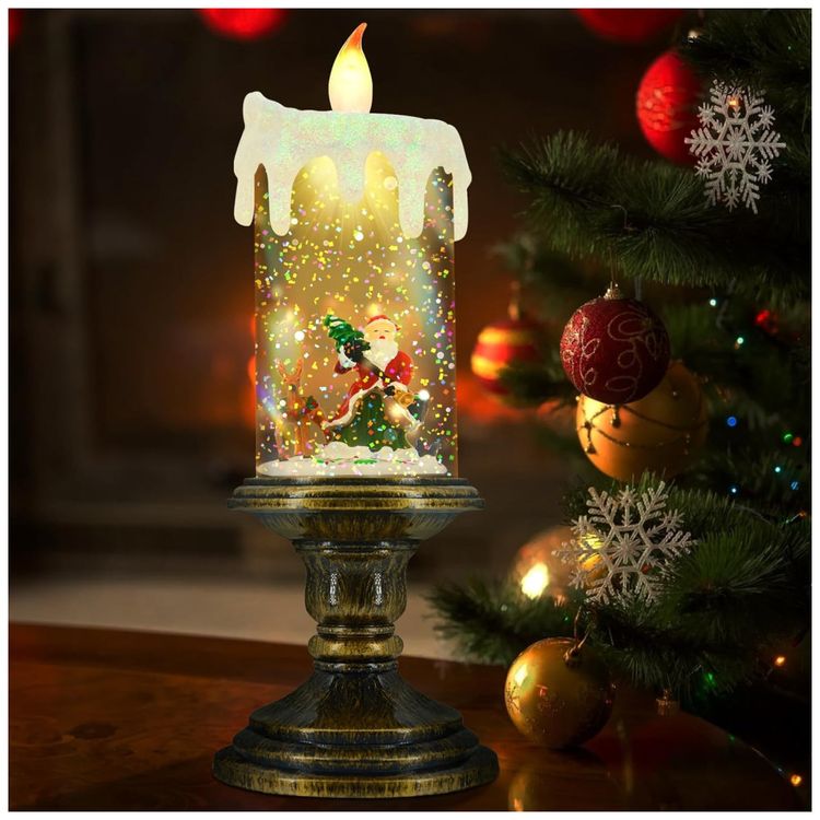 Enfeite-de-Natal-Vela-sem-Chamas-com-Led-e-Temporizador-a-Imagem-1
