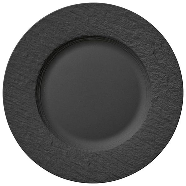Prato-Raso-para-Jantar-em-Porcelana-Villeroy---Boch-Preto-Imagem-0
