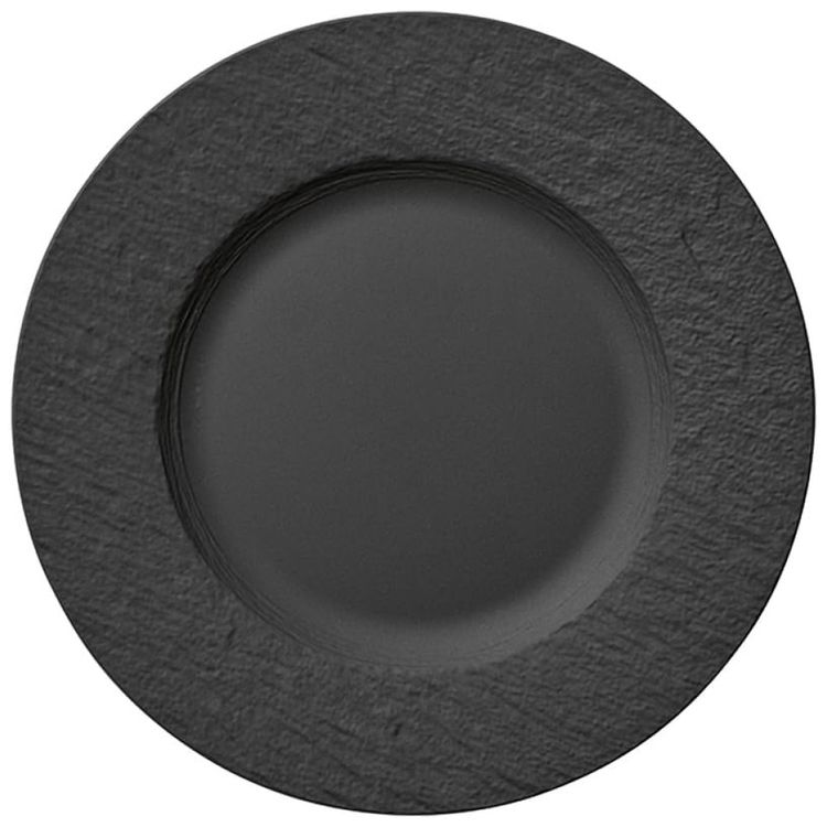 Prato-Raso-para-Jantar-em-Porcelana-Villeroy---Boch-Preto-Imagem-0