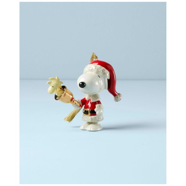 Enfeite-de-Natal-em-Porcelana-Snoopy-com-Sininho-Lenox-Imagem-1