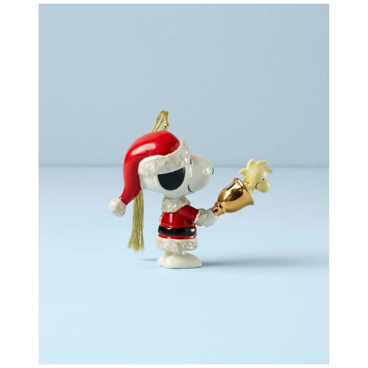 Enfeite-de-Natal-em-Porcelana-Snoopy-com-Sininho-Lenox-Imagem-2